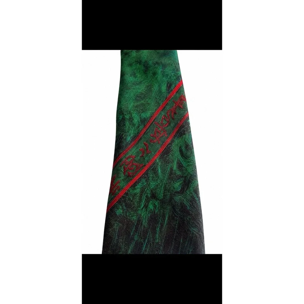 Ralph Marlin Vincent Van Gogh Artist The Bridge Painting Novelty Tie Vintage1990